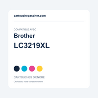 Référence Cartouches compatibles Brother LC3219XL — cartouchepascher.com