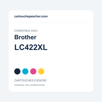 Référence Cartouches compatibles Brother LC422XL — cartouchepascher.com