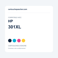 Référence Cartouches compatibles HP 301XL — cartouchepascher.com