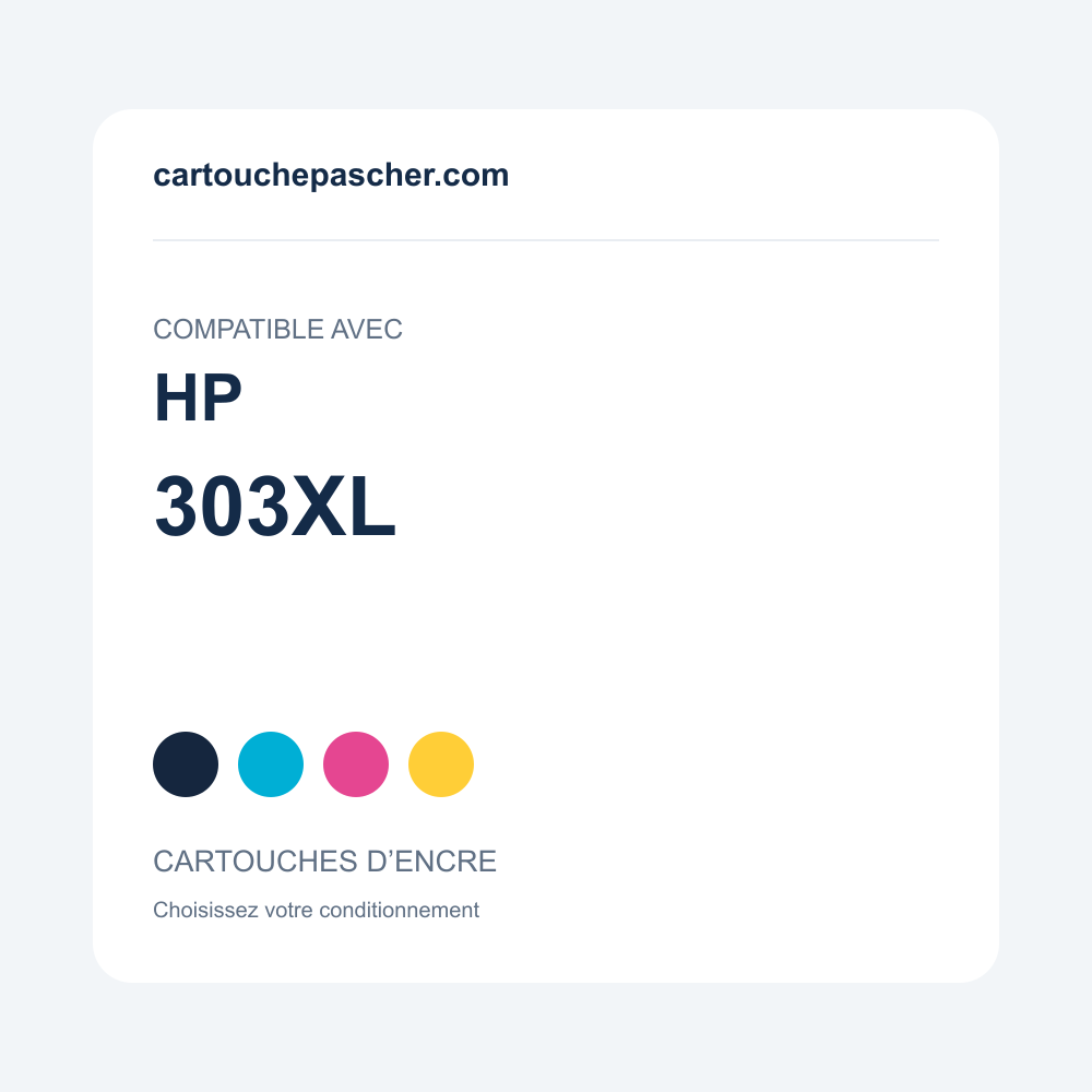 Référence Cartouches compatibles HP 303XL — cartouchepascher.com