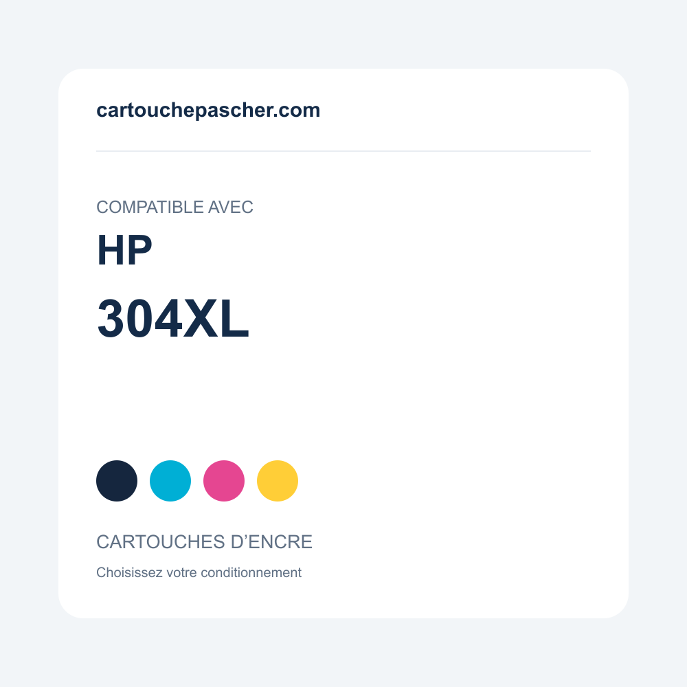 Référence Cartouches compatibles HP 304XL — cartouchepascher.com