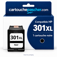 Cartouchepascher.com — HP 301XL noir — visuel du packaging