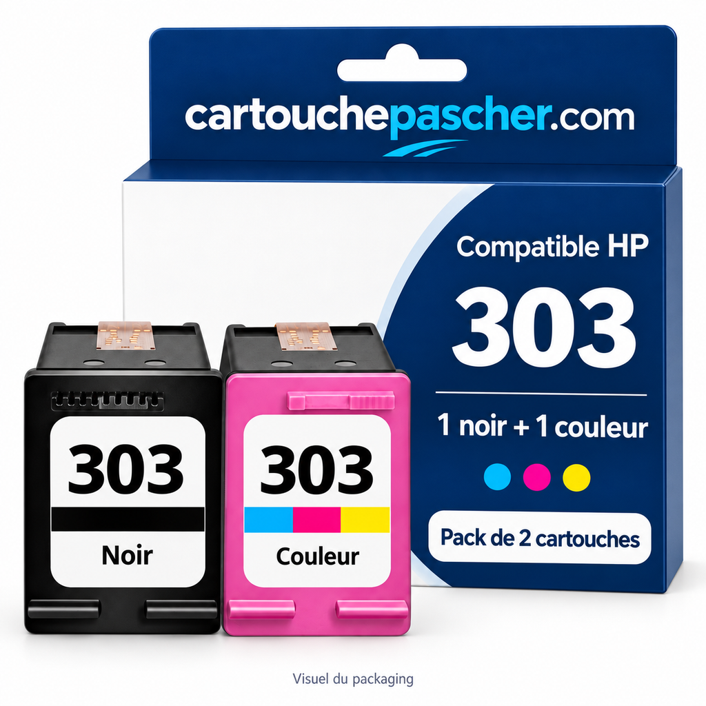 Cartouchepascher.com — HP 303 — visuel du packaging