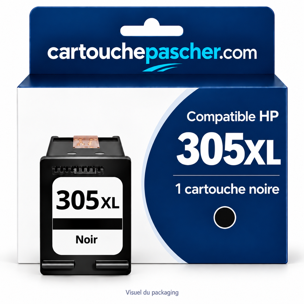 Cartouchepascher.com — HP 305XL NOIR — visuel du packaging