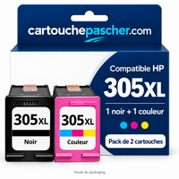 Cartouchepascher.com — HP 305XL — visuel du packaging