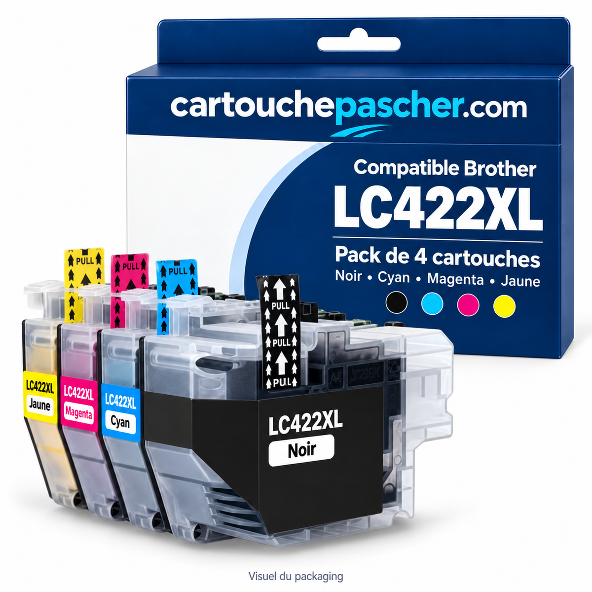 Cartouchepascher.com — brother-lc422xl — visuel du packaging