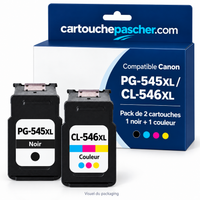 Cartouchepascher.com — canon-pg-545xl-cl-546xl — visuel du packaging