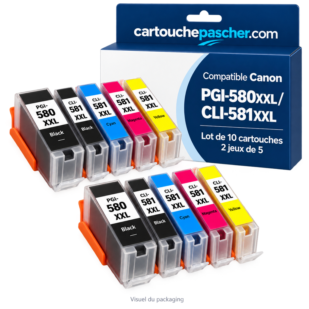 Cartouchepascher.com — canon-pgi-580xxl-cli-581xxl