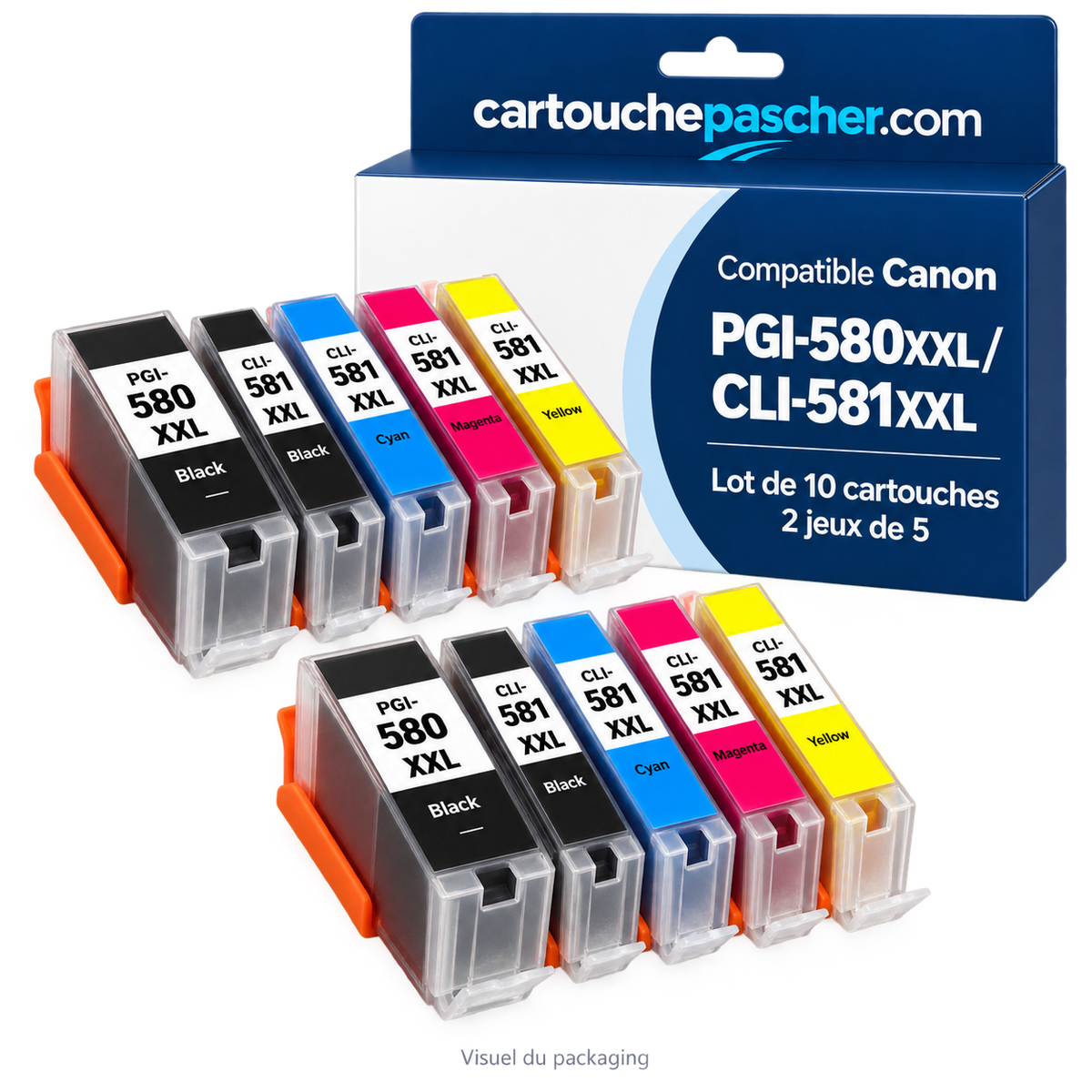 Cartouchepascher.com — canon-pgi-580xxl-cli-581xxl