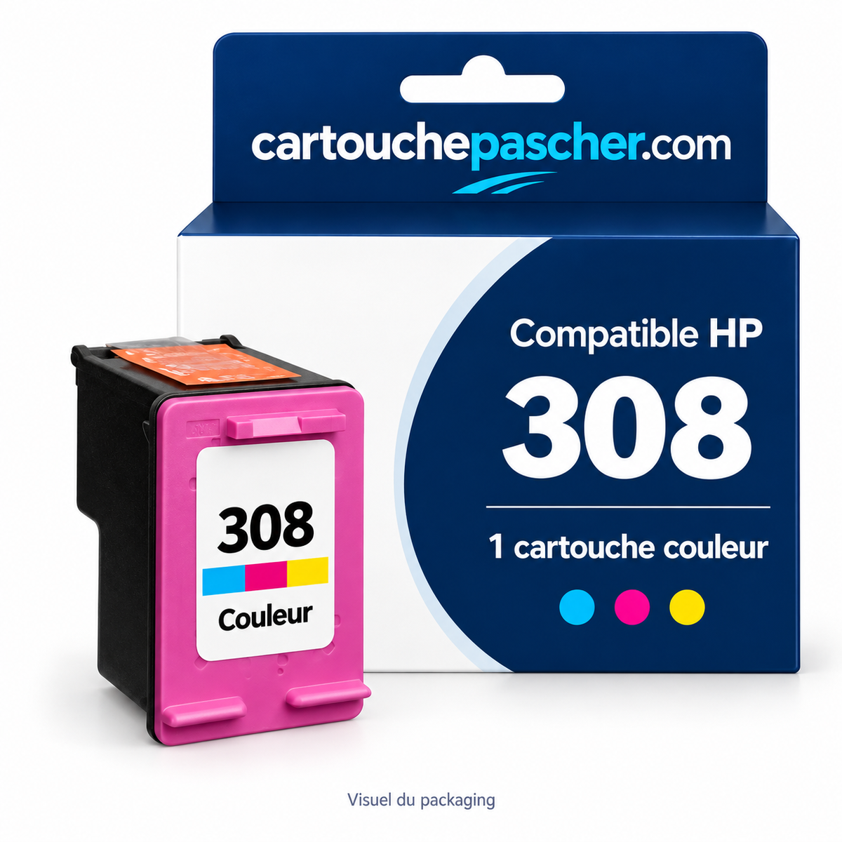 Cartouchepascher.com — hp-308-couleur
