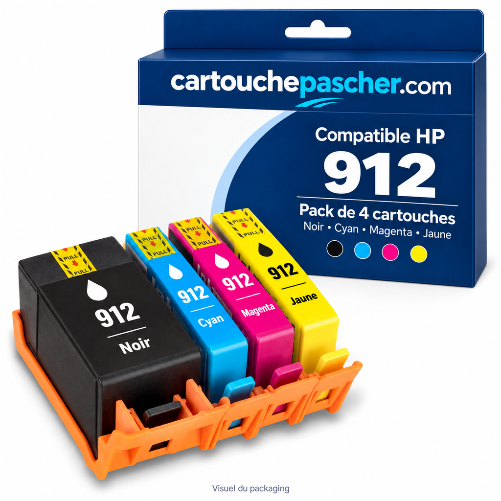 Cartouchepascher.com — hp-912 — visuel du packaging