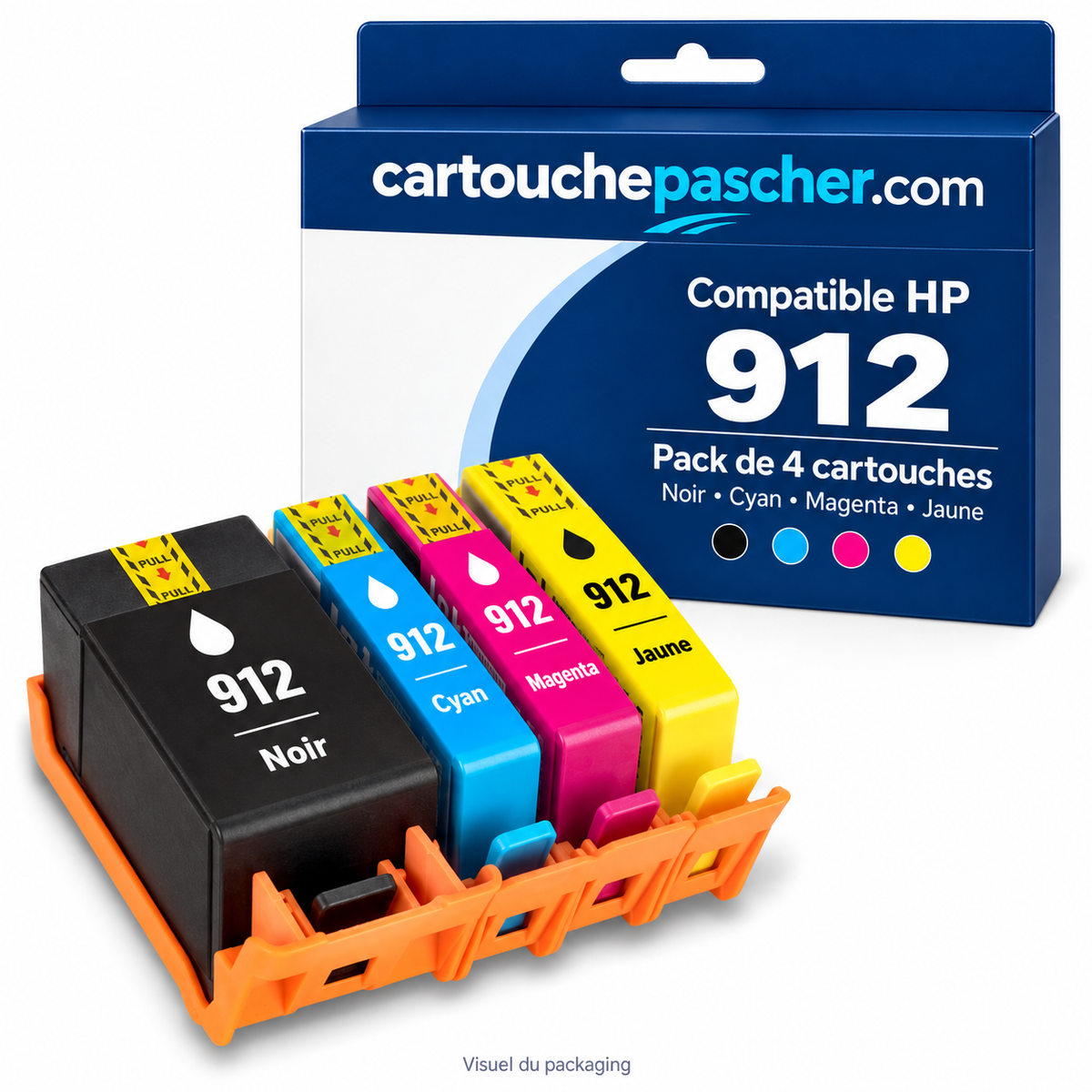 Cartouchepascher.com — hp-912 — visuel du packaging