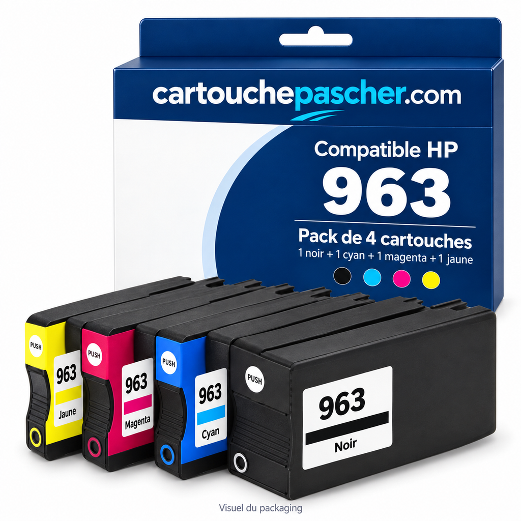 Cartouchepascher.com — hp-963 — visuel du packaging